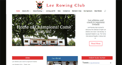 Desktop Screenshot of leerowingclub.com