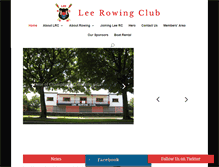 Tablet Screenshot of leerowingclub.com